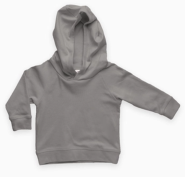 Madison Hooded Pullover- Pewter