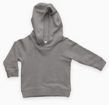 Colored Organics Madison Hooded Pullover - Pewter